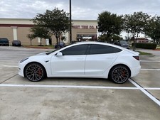 4 Hp3 20 Inch Staggered Black Rims Fits 2019 Tesla Model 3 4 Hp3 20 Inch Staggered Black Rims Fits 2019 Tesla Model 3
