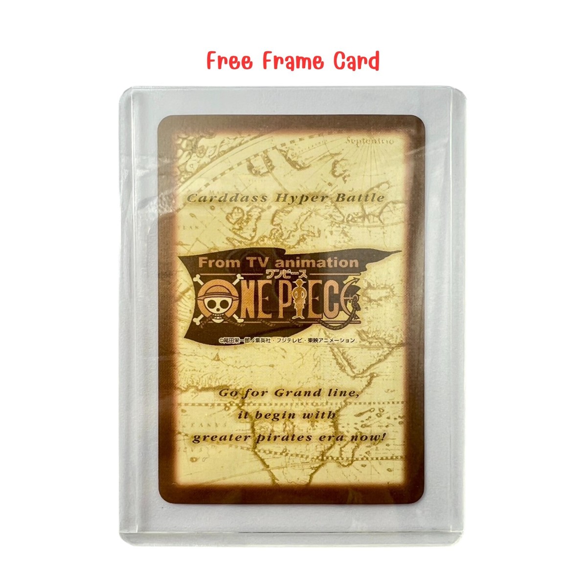 Vintage Luffy On Snowboard One Piece Carddass Hyper Battle Anime