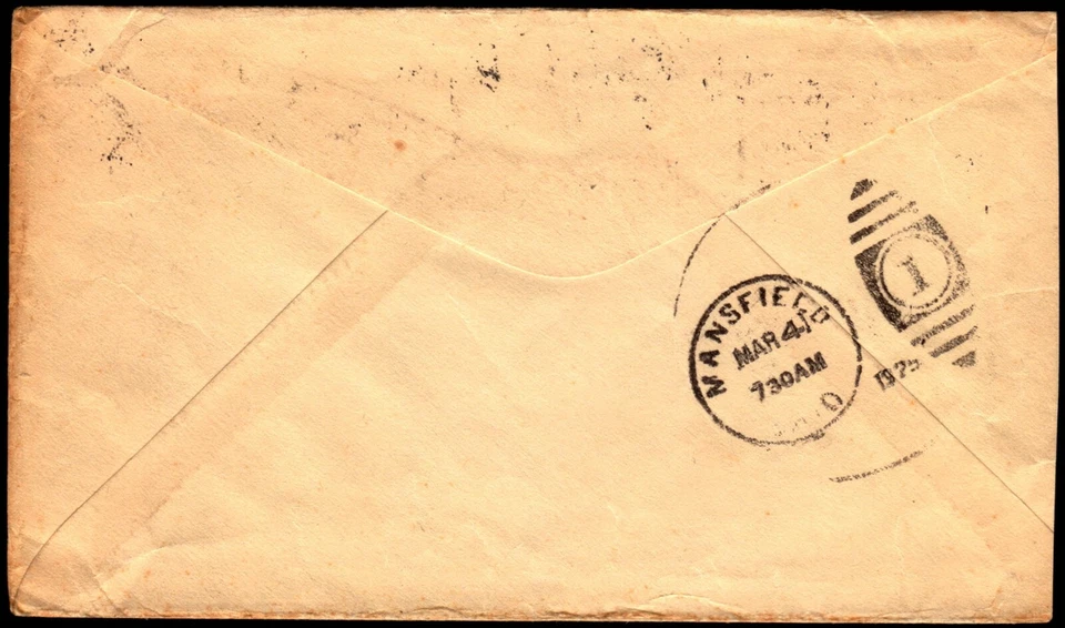 1925 Ypsilanti Michigan Special Delivery -College Corner -Minor Creasing -L36304 - Image 2 of 2