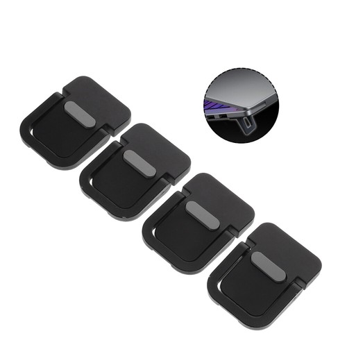 2 Pcs Invisible Laptop Stand Travel Computer Feet Riser Desktop Keyboard - Photo 11/12