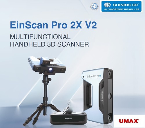 NEW Shining3D EinScan Pro 2X V2 Industrial Pack + Color pack with Solid Edge CAD - 第 1/16 張圖片