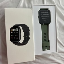 Smart watch android waterproof Zl54c For Men/Women Bluetooth Call fitness Green