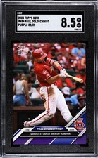 2024 Topps Now #484 Paul Goldschmidt Purple Parallel #d /25 SGC 8.5 NM MT+