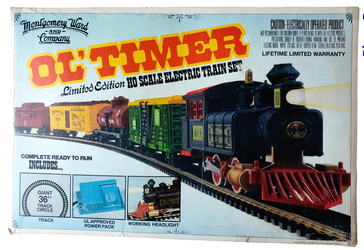 HO Scale Electric Model Train Set Ol'Tmer Limited Edition