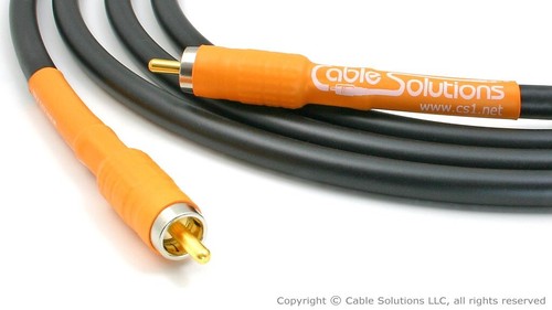 CS Signature Series 77 Custom Coaxial Digital Audio Interconnect Cable CEA 1.3m - Picture 2 of 5