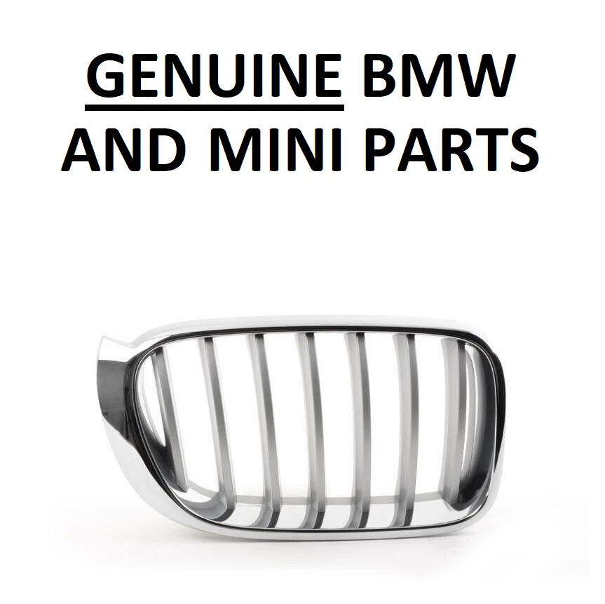 Original BMW X3 F25 X4 F26 Vorne Rechts Gitter, Chrom 51137367422 