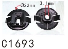 5PCS AUTOBAHN88 CLIPS Fit  VW AUDI 4F0825429A Inner Fender Line Fastener