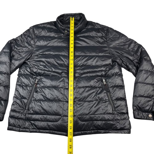 Saks Fifth Avenue Red Men's 100% Nylon Down Puffer Jacket Black • Large - Picture 5 of 7