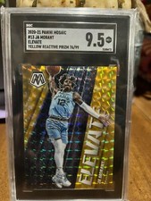 2020-21 Panini Mosaic #13 JA Morant Elevate Yellow Reactive Prizm 76/99 SGC 9.5