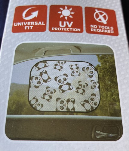 Auto Drive Dickies Panda Cling Car Shade Block Contains 1 Animal Shape Kids New - Picture 3 of 4