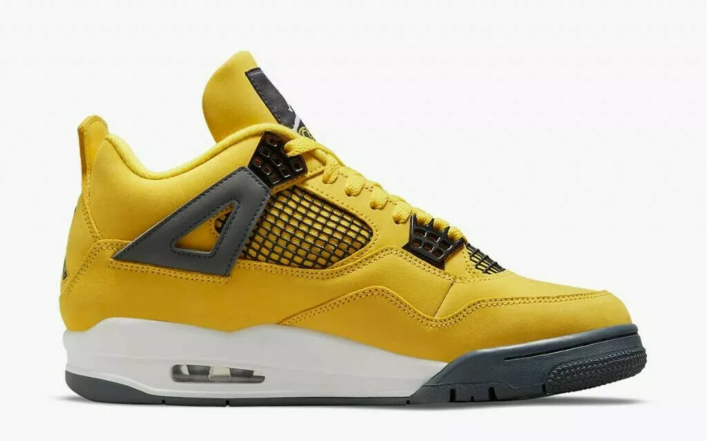 Jordan 4s blue and yellow sale