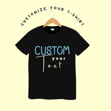 Personalized Custom T-Shirt Customized w/Photo, Text, Logo DTF on Gildan Shirts