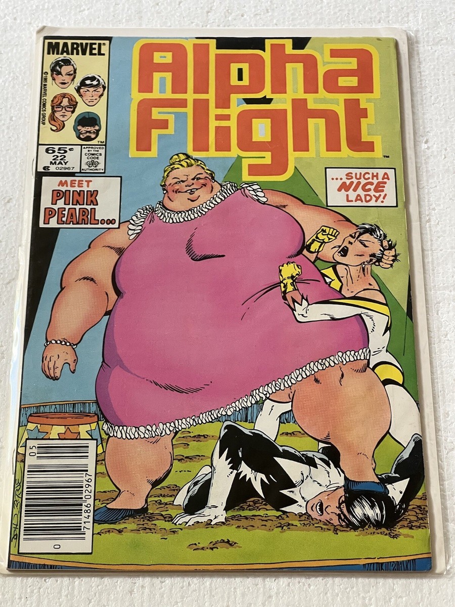 Alpha Flight 22 Marvel Comics 1985 FN + 6.5 - 7.0 Byrne Pink Pearl