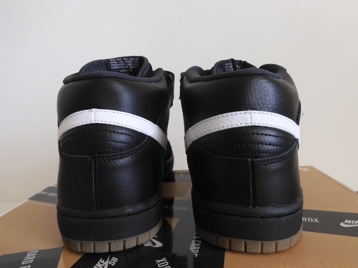 NIKE DUNK MID PRO SB BLACK-WHITE-ANTHRACITE SZ 8.5 