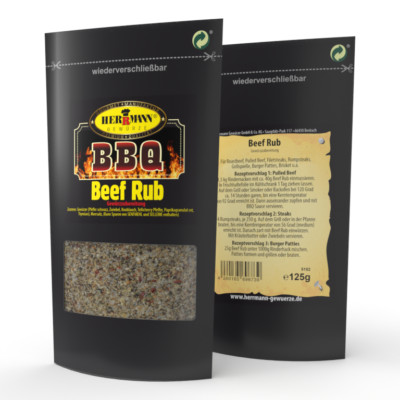 BBQ Beef Rub 125g Gewürzmischung Herrmann Gewürze