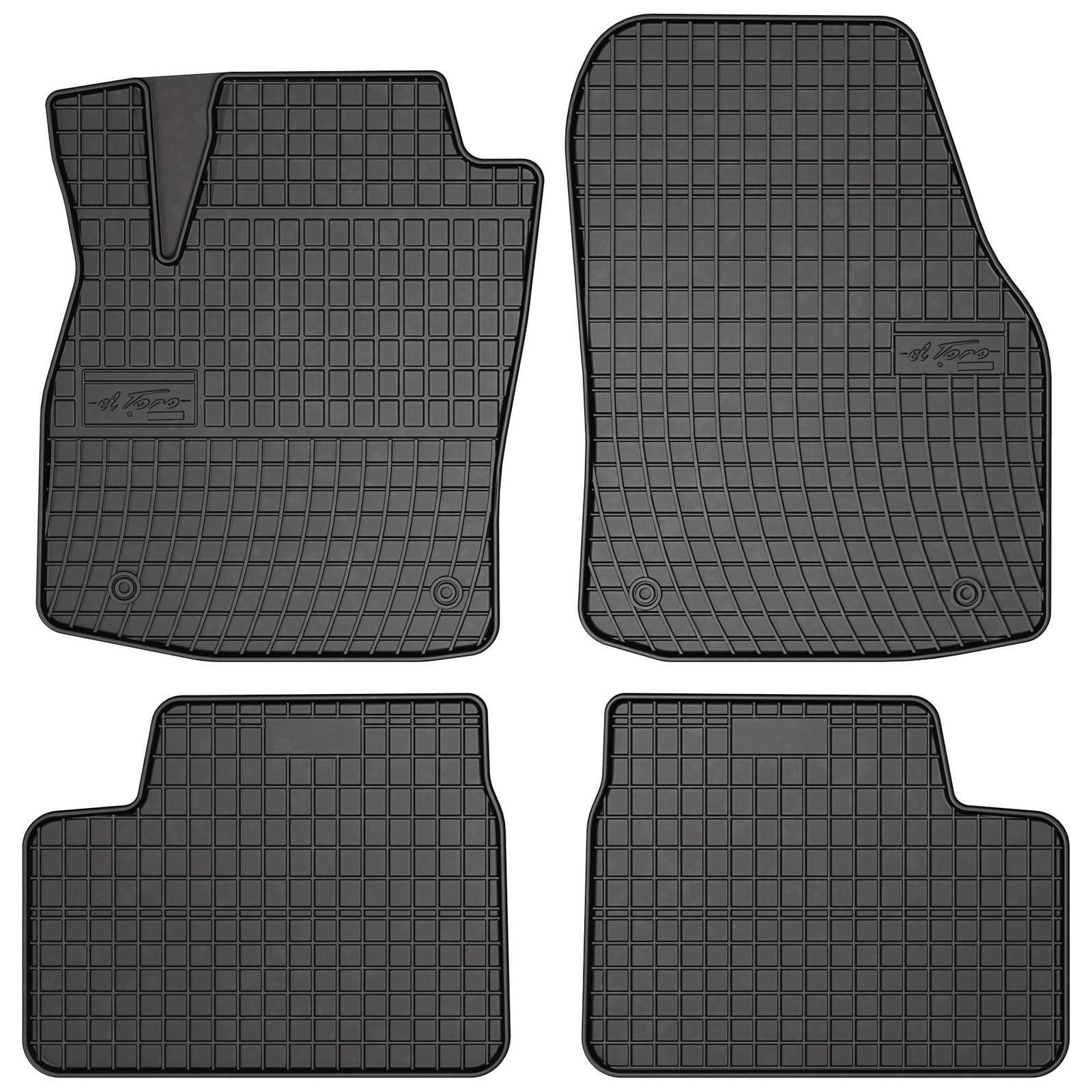 Tapis de sol caoutchouc Opel Astra H de Frogum protège le coffre et les pieds en hiver
