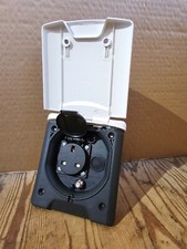 EXTERNAL Caravan  ELECTRIC Socket Awning 3 PIN 230V MAINS Outlet MOTORHOME Van