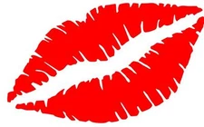 KISS LIPS STICKER CAR DECAL SEXY LOVE WINDOW CAR LAPTOP CHOOSE SIZE/COLOR