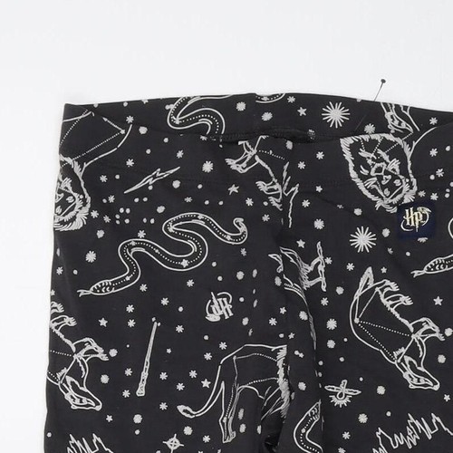 Marks and Spencer Girls Black Celestial Ankle Leggings 13-14 - Picture 7 of 12