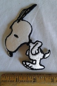 snoopy peanuts gang embroidered patch iron