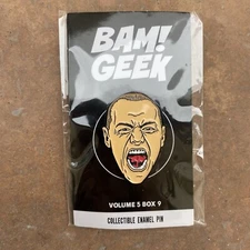 Unbreakable Glass Split The Beast M. Night Bam Box Enamel Pin James Macavoy