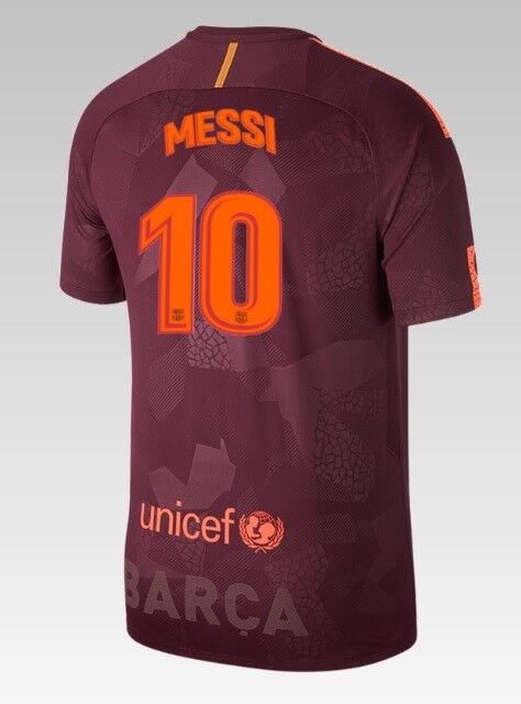 Details zu  Trikot Nike FC Barcelona 2017-2018 Third - Messi 10 [128 bis XXL] Barca 3rd Klassisch
