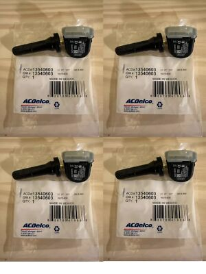 #ad 4X Genuine OEM TPMS Tire Pressure Sensor 13540603 for GMC Chevy Buick Cadillac $37.90