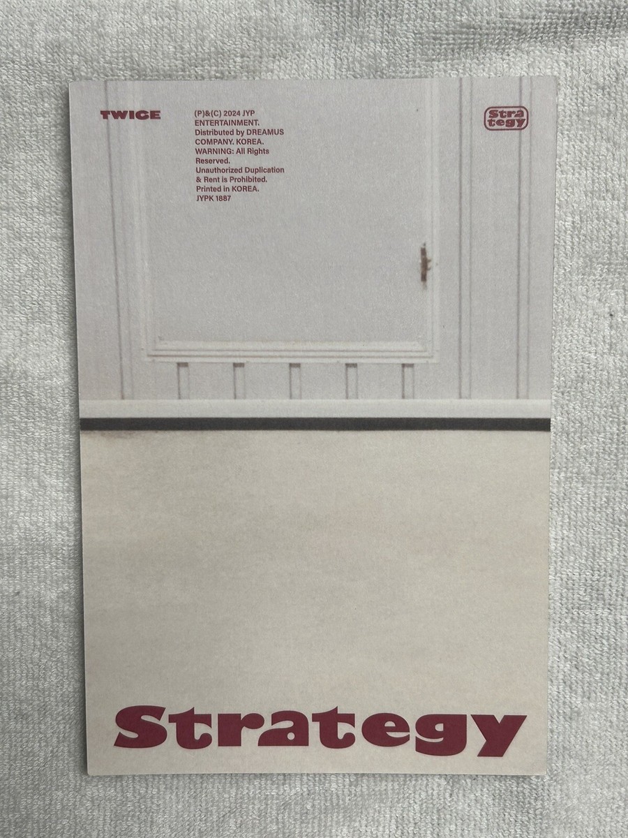 TWICE NAYEON STRATEGY SIGNED POSTCARD US SELLER | eBay