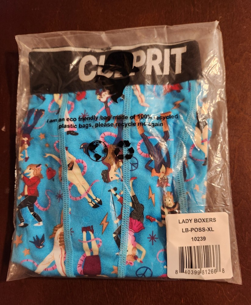 Women's Culprit Boxer Shorts Cotton Underwear Size XL Comfort Fit