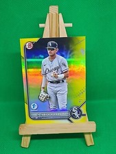 2022 Bowman 1st Edition Erick Hernandez Yellow Foil #'d 70/75 Chicago White Sox 