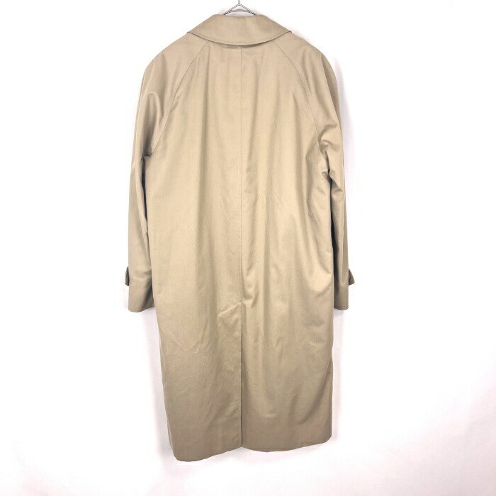 Burberry Trench Coat Beige Liner Removable Stainless Steel Collar Size 71cm-image