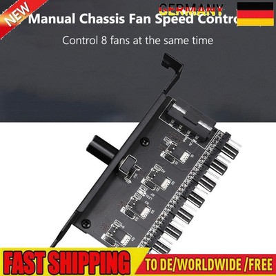 Speed Controller Adapter CPU HUB Splitter Cooler Single-channel Control for Fans