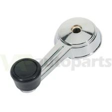 For 1974-83 Jeep Cherokee Window Crank Handle Interior Chrome Black