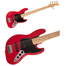 Fender Made in Japan Hybrid II Jazz Bass V Modena Rosso Basso 5 Corde