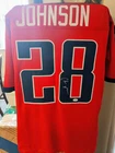 JSA Certified Chris Johnson Signed #28 Football Jersey Size XL