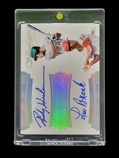 2017 Panini Flawless Rickey Henderson Lou Brock #FDS-RL Dual Autograph