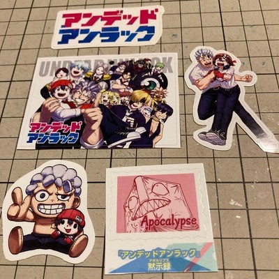 Undead Unluck Sticker Seal Set Flake Decals Genuine Shonen Jump
