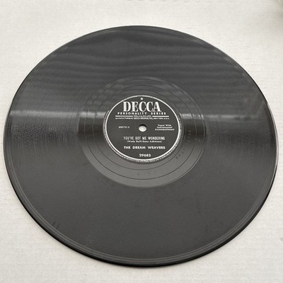 The Dream Weavers - It's Almost Tomorrow / Got Me Wondering 78 RPM Decca 29683