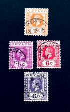 CEYLON Stamp Lot - 1911 King George V Used SOTN