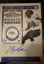 2019 Panini Contenders - Rookie Ticket Otaro Alaka #282 (AU, RC) Texas A & M