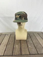 US Army BDU Cap Woodland Winter 7  Excellent 1989 Dated !