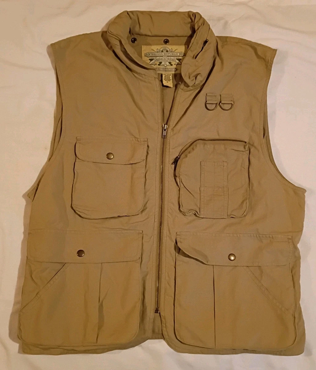 Banana Republic Safari Vest In Men's Coats & Jackets for sale | eBay