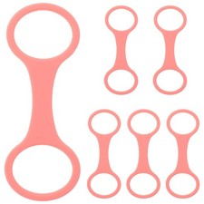 6 Pcs Silicone Dive Strap Keeper Snorkel Mask Clips Diving Holder Gear Retainer