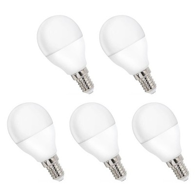 Spectrum E14 LED Lampe 8W 730lm 4000K Neutralweiß 230V 5 Stück