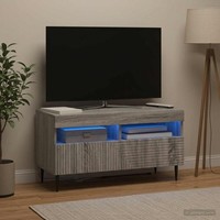 Led-Tv-Schrank Haarlem 81 X 35 X 43 Cm Sonoma-Grau