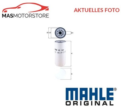 MOTOR ÖLFILTER MAHLE ORIGINAL OC 121 I FÜR RENAULT TRUCKS MIDLINER,KERAX