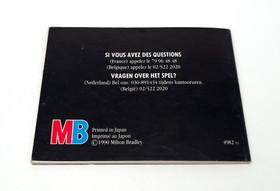 Time Lord Nintendo NES Bedienungsanleitung (FRA)