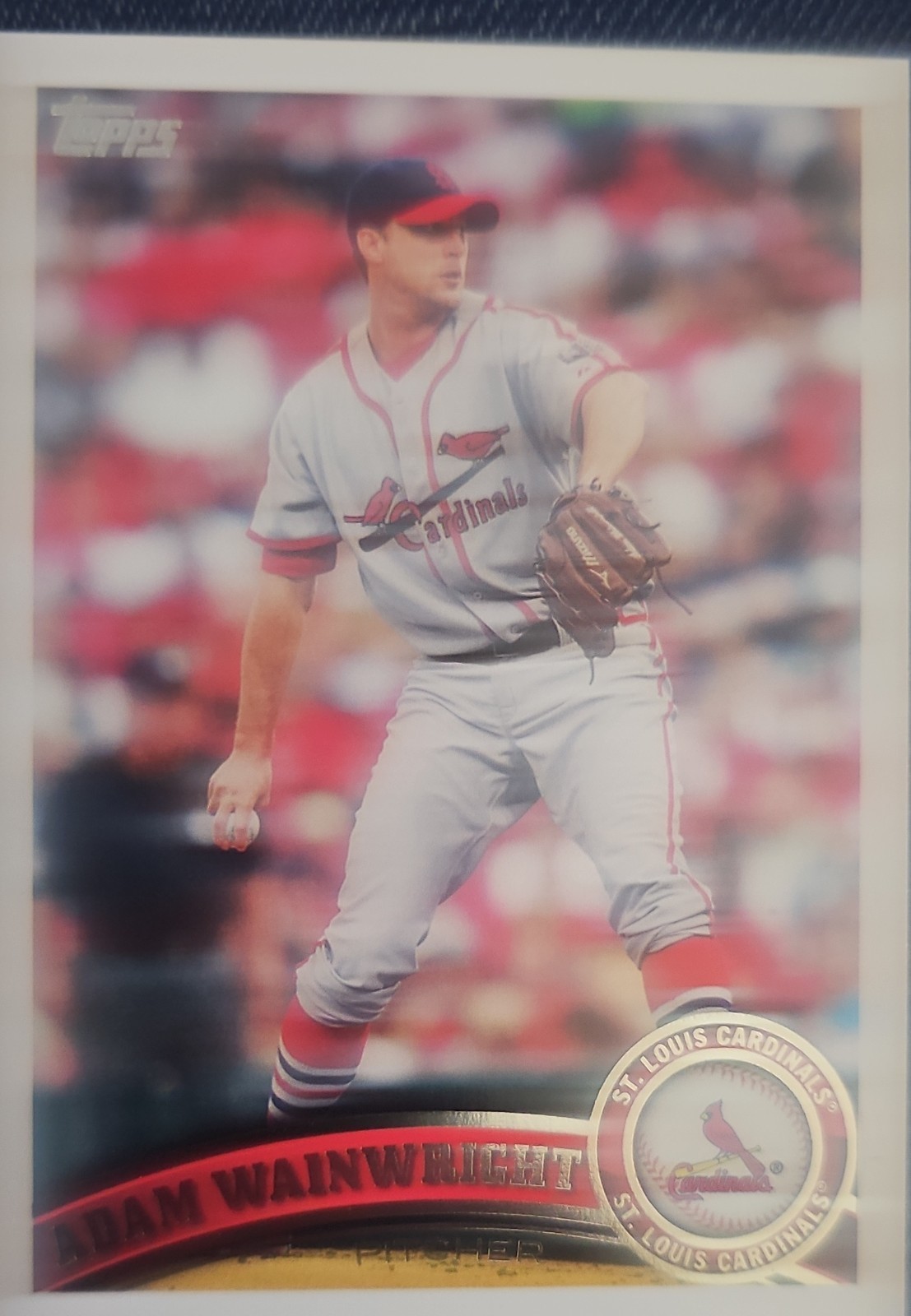 2011 Topps - Adam Wainwright #645 Diamond Sparkle