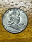 1955 Franklin Silver Half Dollar – 90% Silver Coin - Circulated Condition
