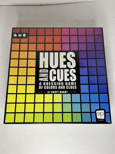 Hues and Cues Brettspiel lebendige Farben Rate Partyspiel The Op VERSIEGELT NEU IM KARTON - Bild 1 von 10